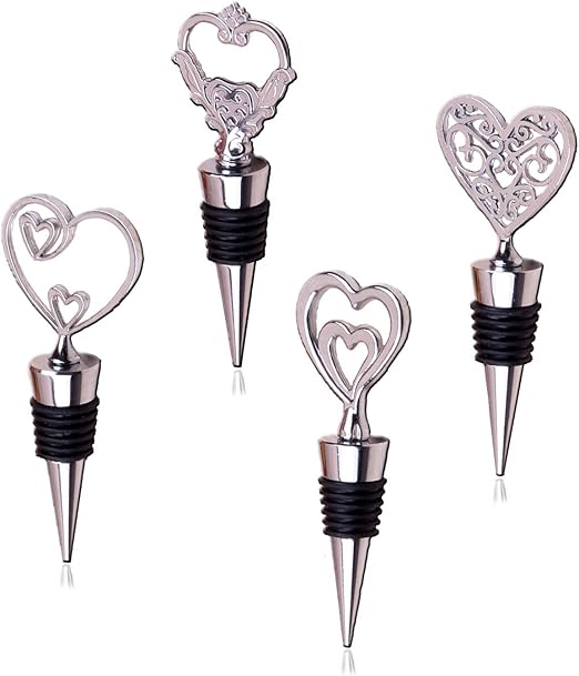 Amazon Com Love Wine Stoppers Cute Heart Shaped Wine Stopper