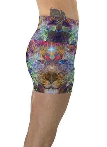 high waisted spandex shorts rave