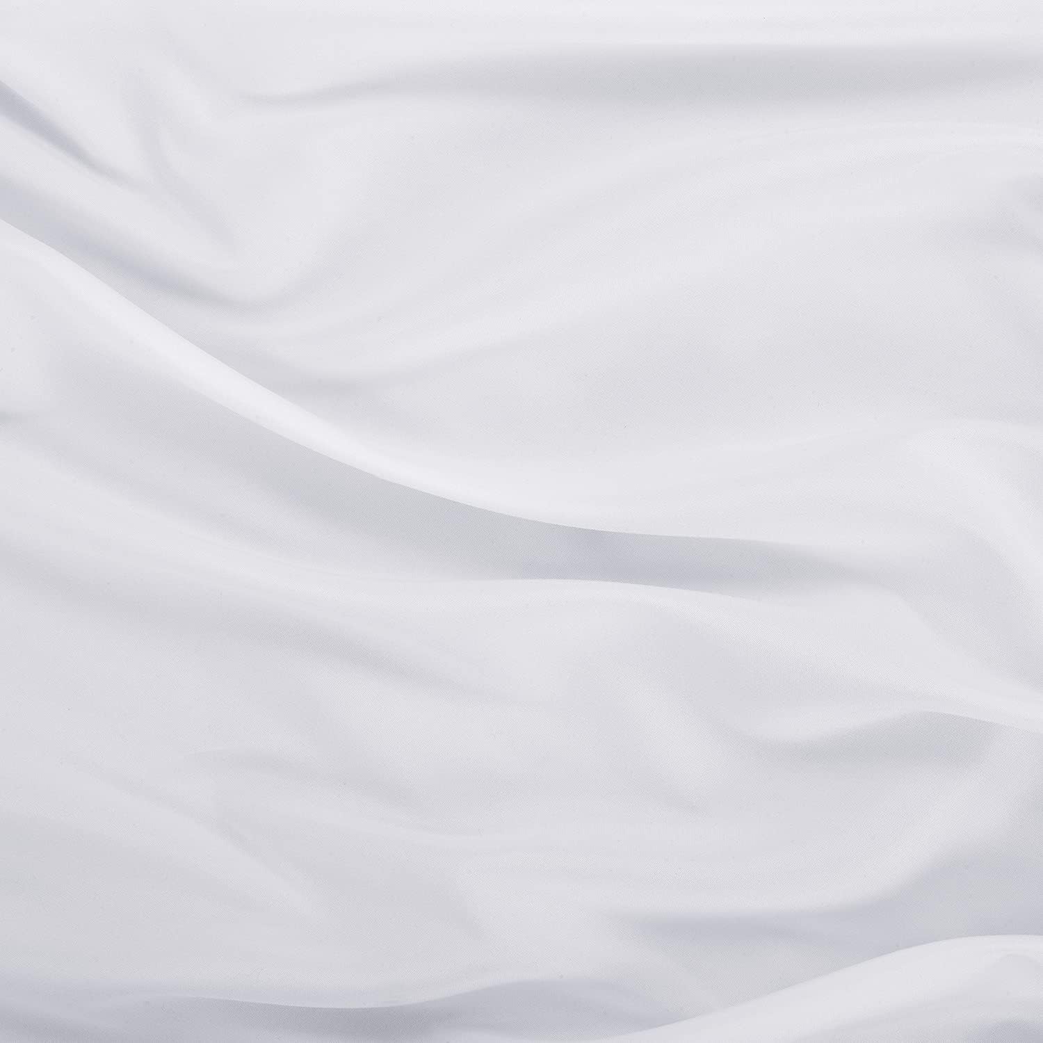 Oakias Twin Flat Sheets White – Pack of 2 Top Sheets for Bed – Soft Brushed Microfiber Fabric – Shrinkage & Fade Resistant – Ideal for Hotels and Hospitals – Machine Washable: Home & Kitchen