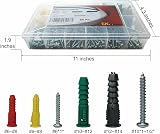 T.K.Excellent Phillips Pan Head Self-Tapping Screws and Drywall Anchors Kit 400 view 4