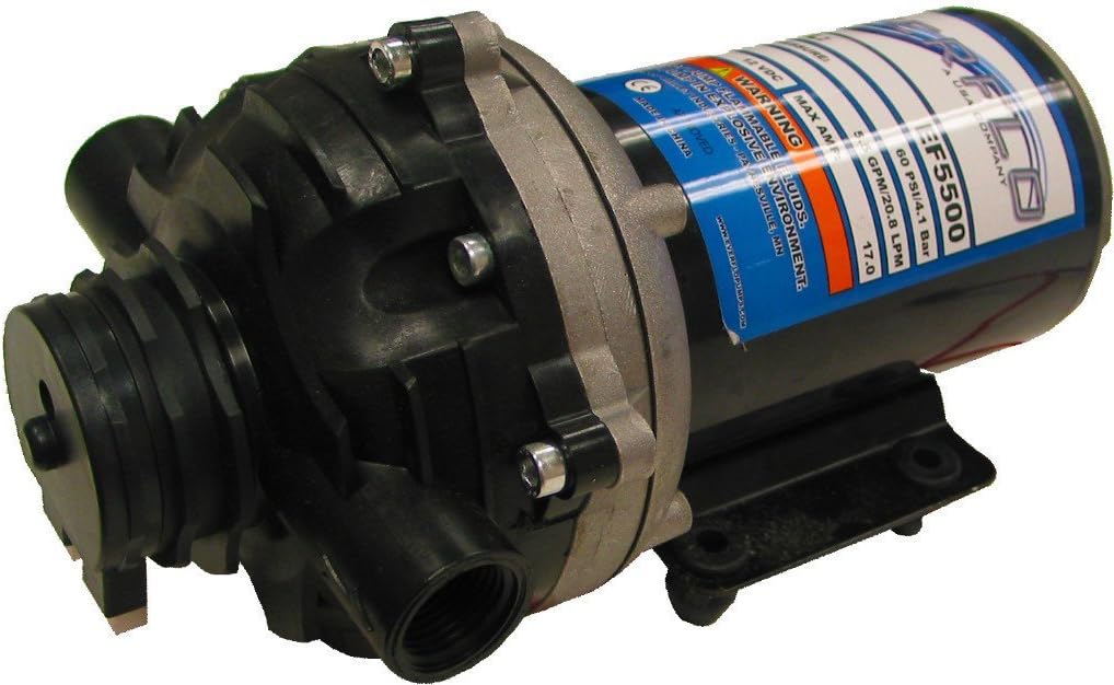 Everflo EF5500 Diaphragm/Demand Water Transfer Pump 5.5 GPM 12V Volt 60 psi