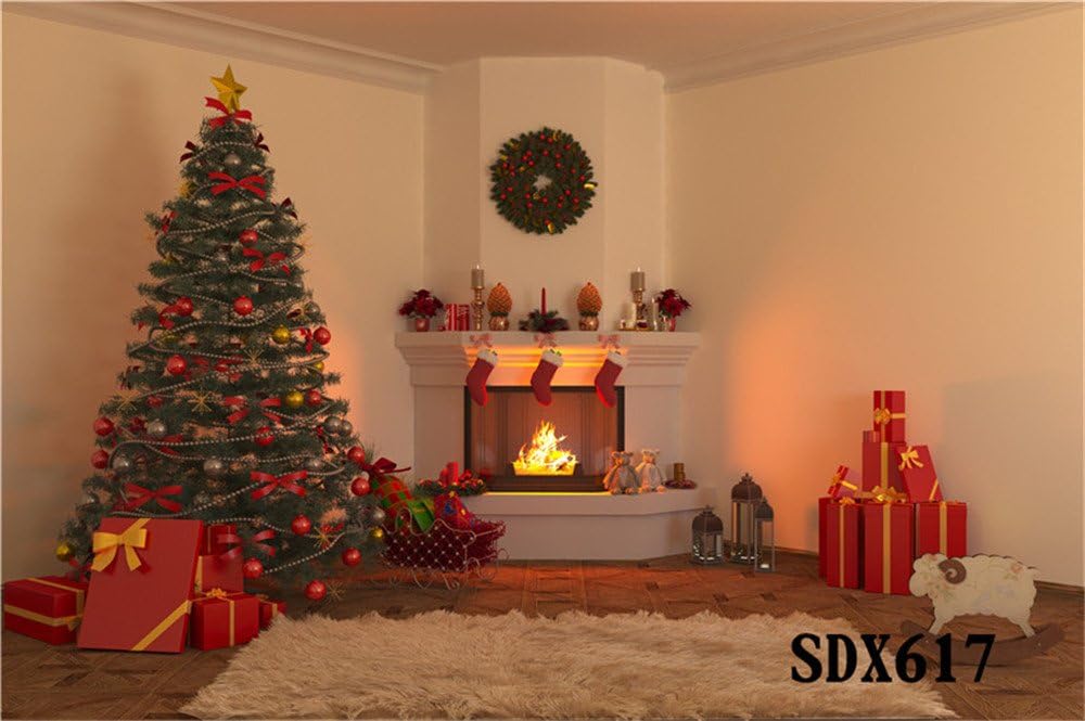 Sfondi Natalizi Rossi.Lb Vinile Professionale Fotografia Sfondo Pattini Di Natale Rossi Appesi Al Camino Immagini 270x180cm Sfondi Di Foto Per La Decorazione Del Partito Di Studio Sdx617 Amazon It Elettronica