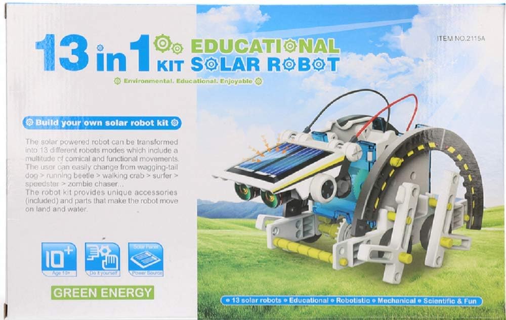 Giftworks 13 in 1 Educational Solar Robot Kit Amazon.co.uk Toys & Games