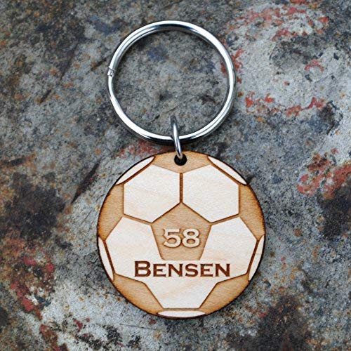 Personalized Soccer Keychain Handmade