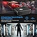 Video Projector, Houzetek 2500 Lumens Multimedia Home Theater Video Projector Support 1080P HDMI USB SD Card VGA AV for Home Cinema TV Laptop Game iPhone Andriod Smartphone with HDMI Cable