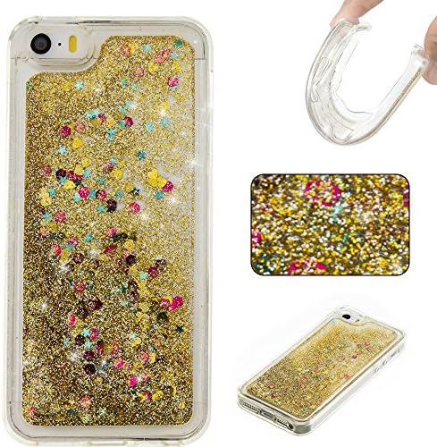 iPhone 5 Case, iphone 5S Case, iphone SE Case Betty Slim Thin Clear Shockproof Rugged Case Soft PC Bumper [Dual Layer] Protective Back Cover for iPhone 5/5S/SE