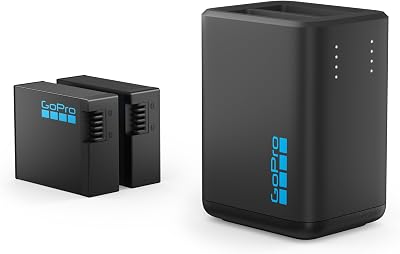 Dual-Ladegerät + 2 Enduro-Akkus (HERO13 Black) – Offizielles GoPro-Zubehör