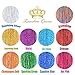 40'' Hair Tinsel 300 Strands 10 Color （Sparking Gold, Green, Hot Pink, Rainbow, Champagne Gold, Crimson, Sky Blue, Sapphire Blue, Silver, Violet)