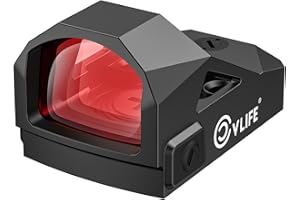 CVLIFE WolfProwl Multiple Reticle Red Dot Sight, 2 MOA Dot & 32 MOA Circle Optic, Motion Awake Red Dot Reflex Sight for RMR, 