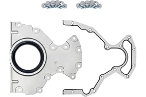 DORCEDWELL LS Rear Block Cover & Main Seal Kit - 12633579 12639250 635-518 BS40640 for GM LS LS1 LS6 LS2 LS3 LQ9 LQ4 V8 Engine 4.8L 5.3L 5.7L 6.0L 6.2L Chevy Silverado Suburban Tahoe Trailblazer GMC Sierra