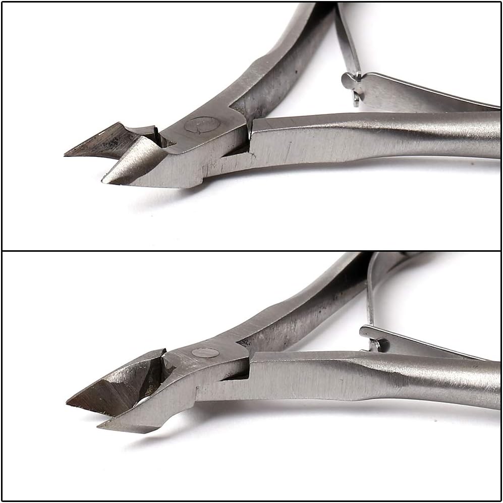 WODE Shop 5 Pack Manicure Pedicure Care Tool Kit, Practical Nail Art Tools Cuticle Cutter Trimmers Nipper Clipper Dead Skin Callus Removal Fork Cuticle Trimmer Removal Pusher and Spoon Nail Cleaner: Health & Personal Care