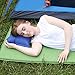 REDCAMP Self-Inflating Sleeping Pad with Attached Pillow, Compact Lightweight Camping Air Mattress with Quick Flow Value, Blue 77