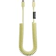 Native Union USB-C Pop Cable XL - Coiled Extendable – 7.9ft Ultra-Strong Charging Cable Compatible with iPhone Duo, 18 Pro & 