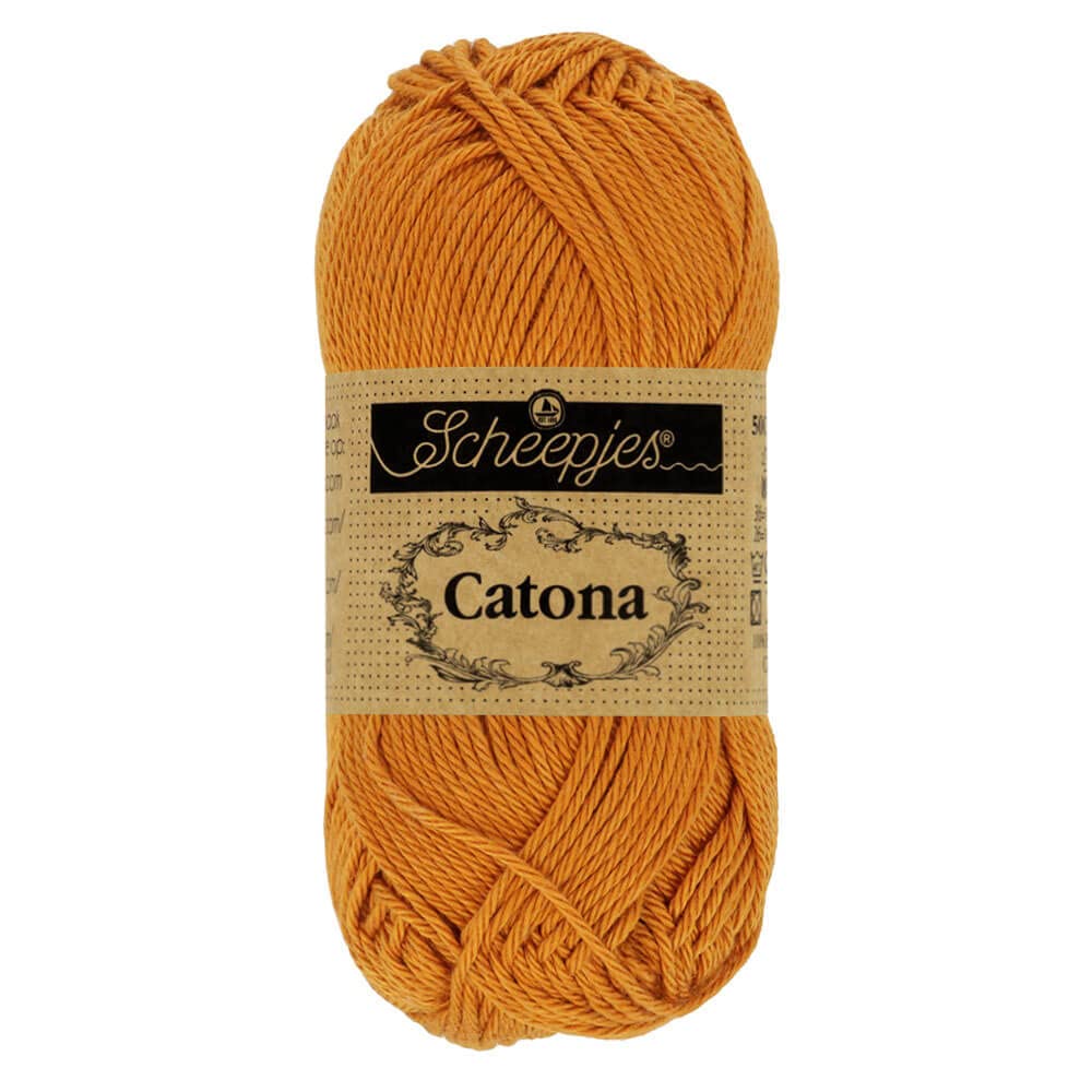 Scheepjes - Scheepjes Catona 383 Ginger Gold Yarn - 10x10g
