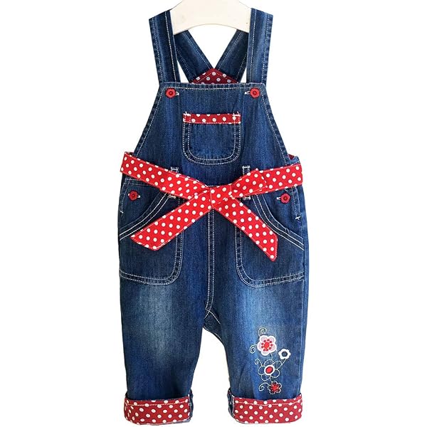 Salopette Fille 11-12 Ans En Jean Bleu Clair - 100% Coton - Style Décontracté Et élégant - 9