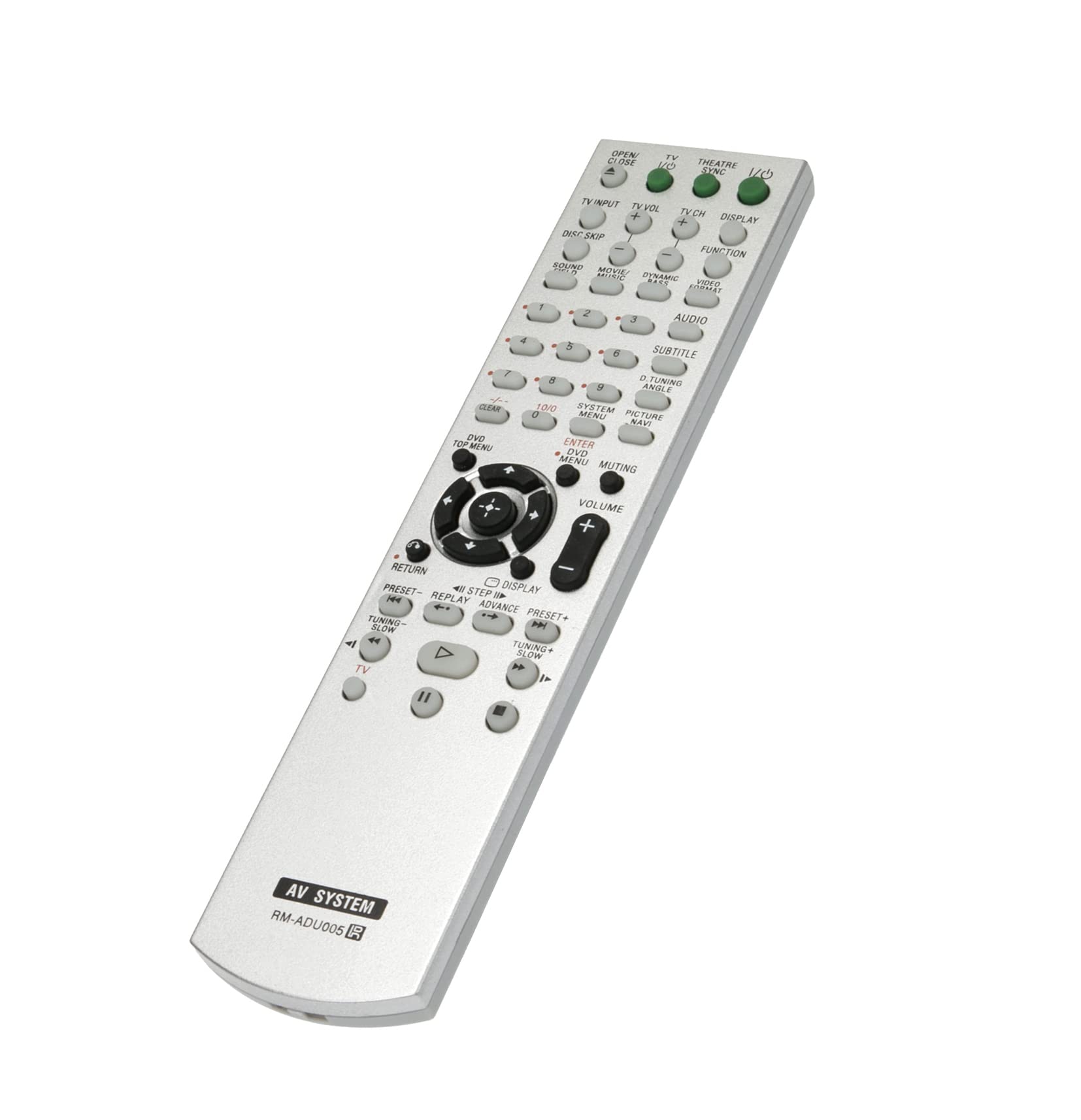 AULCMEET RM-ADU005 Replacement Remote fit for Sony Disc DVD CD Changer Player Home Theater Receiver DAV-DZ231 DAV-DZ30 DAV-DZ530 HCD-DZ230 HCD-DZ530 HCD-DZ630 DAV-DZ20 DAV-DZ230 DAV-DZ630 HCD-DZ20