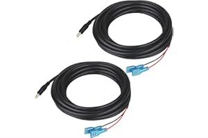 KSK 79-inch Trail Camera Power Cord, 4.0x1.7mm DC External Power Cable,Compatible with Tactacam Reveal, X, XB, SK,Wise Eye,Sp