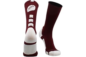 MadSportsStuff Youth Football Socks Crew Length for Boys or Men, Football Gift