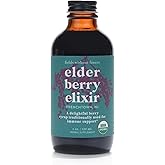 Fields Without Fences Elderberry Elixir – Immune Support for Adults & Kids – Certified Organic, Farm-Fresh Elderberry Syrup – Made in The USA (4 oz)