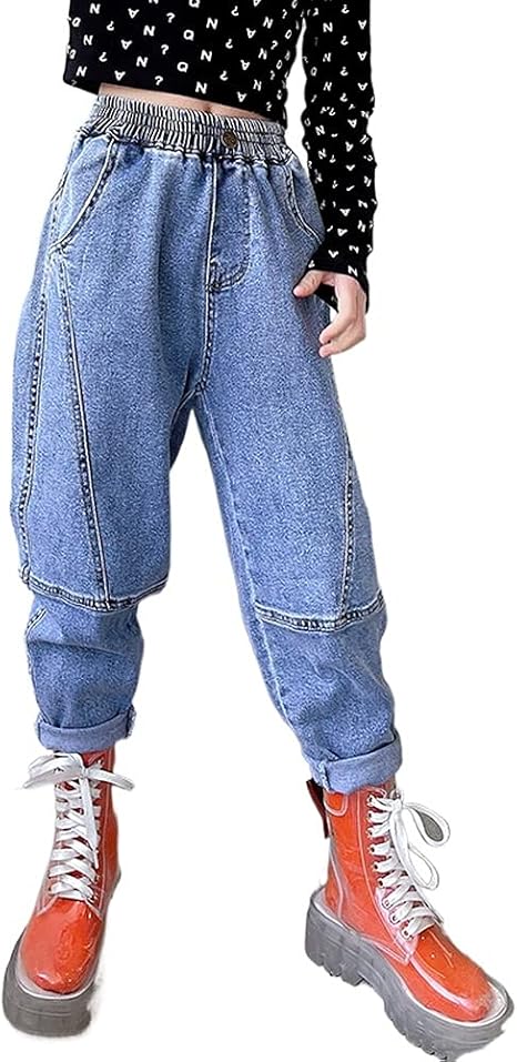 Amazon Co Jp Godlovefull キッズ 子供服 ジーンズ デニムパンツ キッズ 長ズボン 女の子 ダメージ ストレッチ デニム 女の子 ダンス ジーパン ジーンズ 子供服 子供 おしゃれ 衣装 小学生 110 170cm ブルー 130cm ホビー