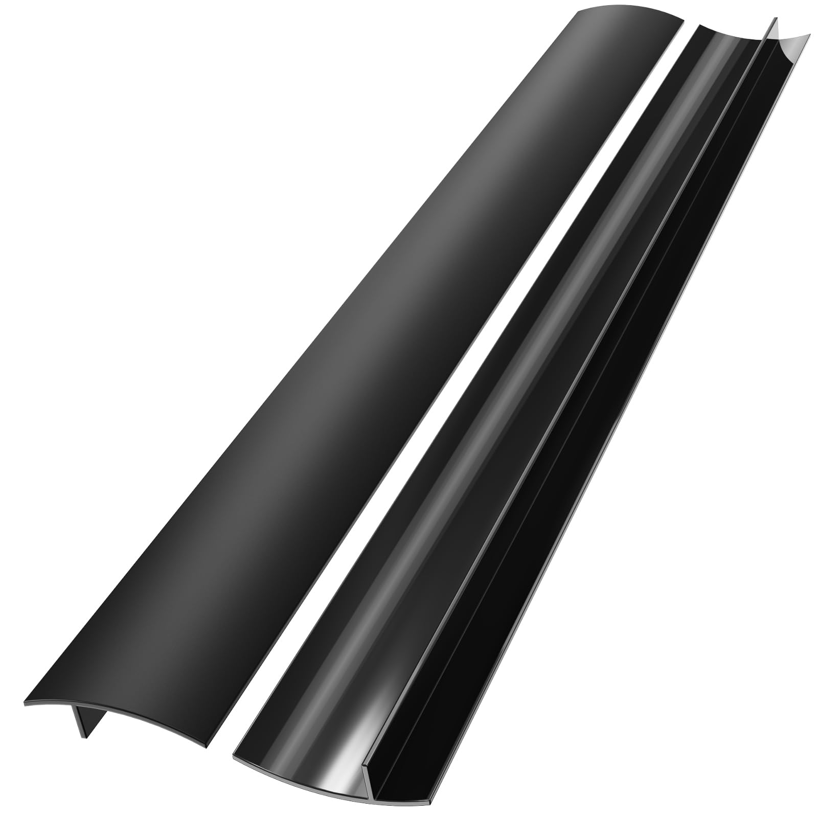 Photo 1 of 3rd Generation B-Forest Silicone Stove Gap Covers (2 Pack), Seals Gaps Between Stovetop and Counter, Heat Resistant Oven Gap Filler, Kitchen Stove Gap Guard (25 in-Black), Easy-Clean, Easy-Secure