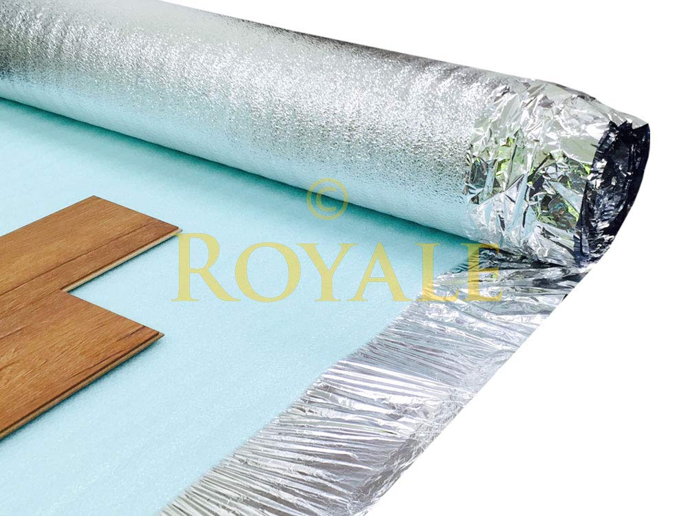 Royale 3mm Silver Laminate Wood Underlay 30m2 Deal Amazon Co Uk