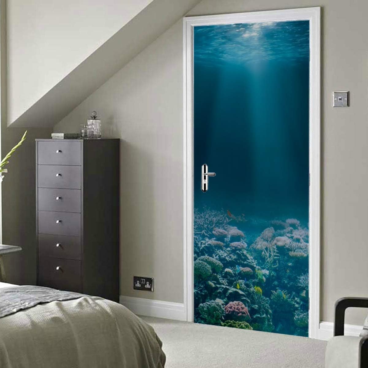 Tableaux Posters Et Arts Decoratifs Zsdfw Monde Sous Marin Stickers Muraux Ocean Stickers Muraux Mer Mur Art Autocollants Poisson Papier Peint Pour Salon Chambre Bebe Pepiniere Chambre Enfants Chambre Bureau Style 1 Cuisine Et