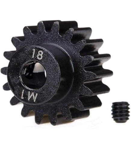 Amazon.com: Traxxas 3948X 18-Tooth Hardened Steel Pinion Gear (32