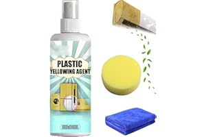 Powerful Plastic Yellowing Remover, Fast Acting Formulas All Purpose Cleaner, Heavy Duty Yellow Stain Remover, Plastic Yellow