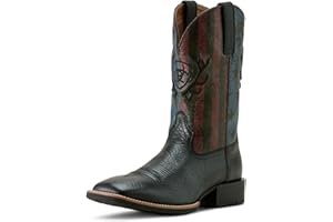 ARIAT mens Sport Liberty Antler Wide Square Toe Cowboy Boot