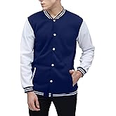 Yuji Itadori Mens Varsity Jacket Baseball Letterman Bomber Jacket Fleece Long Sleeve Coat Casual Clothing XXS-3XL
