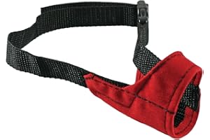 JorVet Muzzle for Dogs to Prevent Biting – Nylon Dog Muzzle Ideal for Pet Salons, Everyday Walks – Adjustable and Breathable Soft Muzzle for Small Dogs