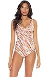 Soluna SwimSoluna Women's Over The Moon Ruffle Over The Shoulder Tankini Top Capricorn S