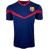 Icon Sports Youth Barcelona Training Jersey, Licensed Barcelona Soccer Shirt for Boys