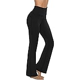 AFITNE Women's Yoga Pants Bootcut Workout Leggings Flare Casual Lounge Pants with Pockets High Waist and Tummy Control