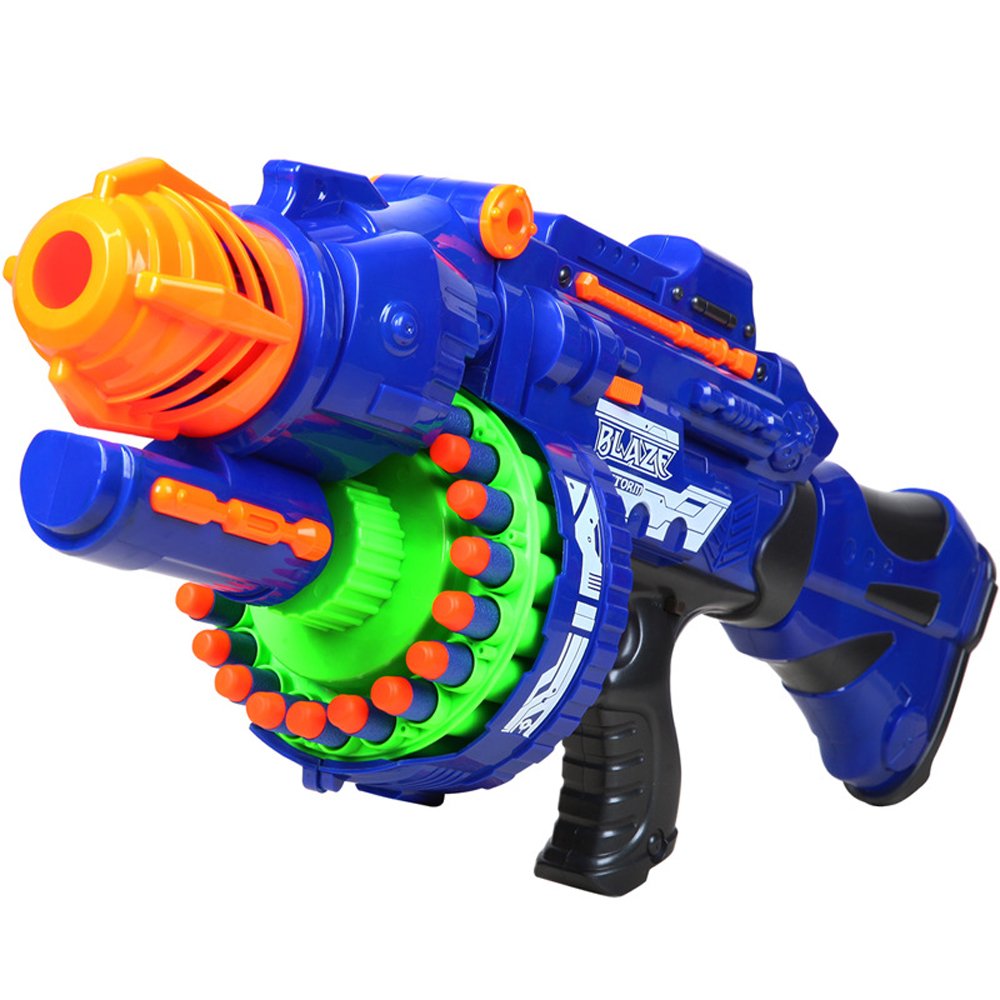 бластер "нёрф элит" - hyperfire. Nerf elite titan cs-50 minigun. водяной пистолет. детский мир пули нерф. оружие "пистолет с пулями" 838-2.