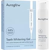 Auraglow 35% Teeth Whitening Gel &amp; Whitening Gel Toothpaste Booster
