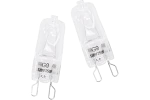 Lusperi WPW10169757 Wall Oven Light Bulb, Compatible with Whirlpool Jenn-Air Kitchenaid Wall Oven, for KEBK101SSS02 GBS309PVB02 KEBS207SSS04 JGRP636HM01 W10169757(120V 25W G9)