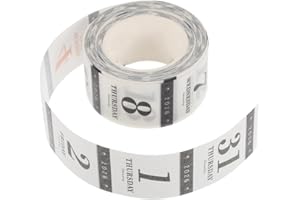 Angoily 365 Daily Planner Stickers Roll 2026 Date Number Decals Paper Stickers for Scrapbooking Journals and