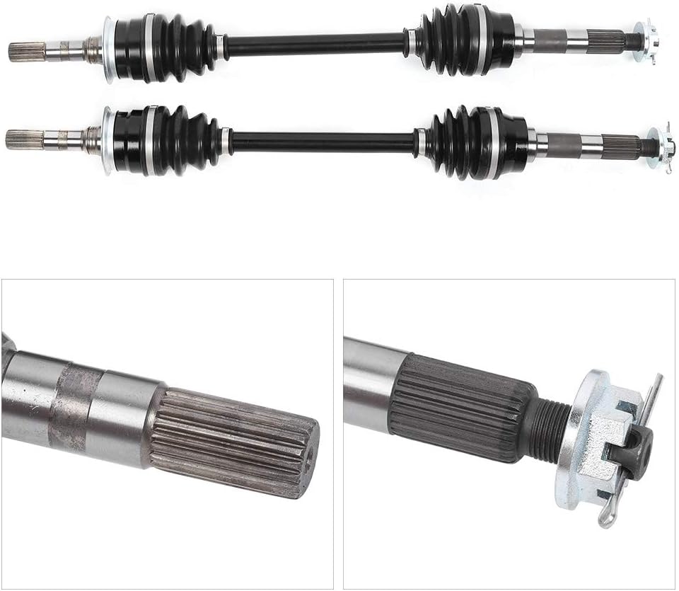Front CV Axle For Kawasaki Mule 2510 3010 4010 4x4 – Driver & Passenger Side, Direct Bolt-On