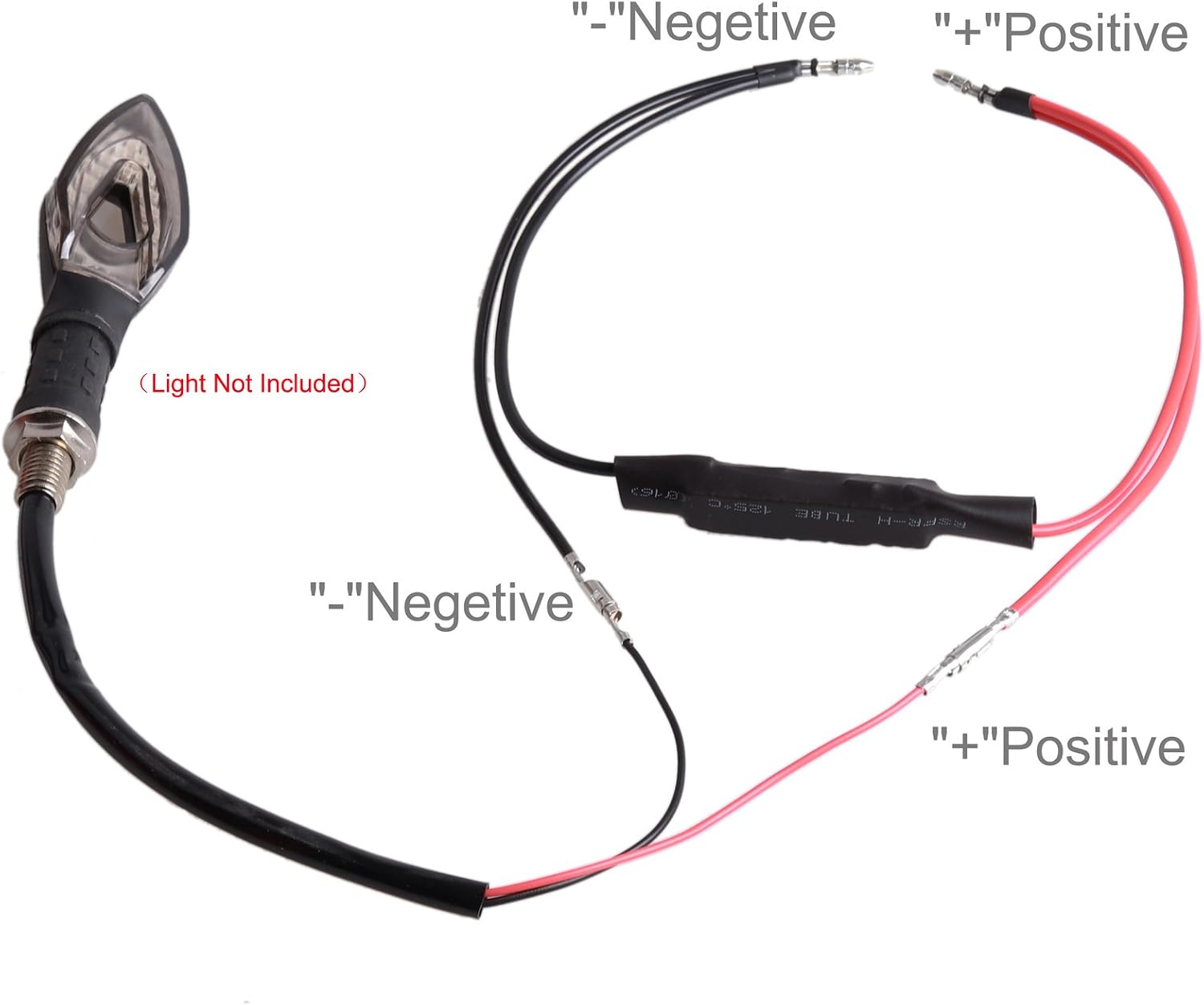 Kinstecks Motorcycle LED Flasher 4PCS 12V Motorbike Turn Signal Indicator Resistor Adaptor Flash Fix Error for Motorcycle Motorbike - Image 3