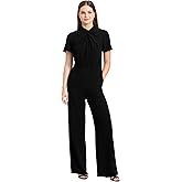 Maggy London womens High Neck Jumpsuit Workwear Office Occasion Event Guest of