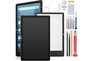 FKBAightccy LCD Display Touch Screen Digitizer Assembly Replacement for HD 10 Gen 11th 2021 T76N2B/T76N2P with Repair Tools Kit