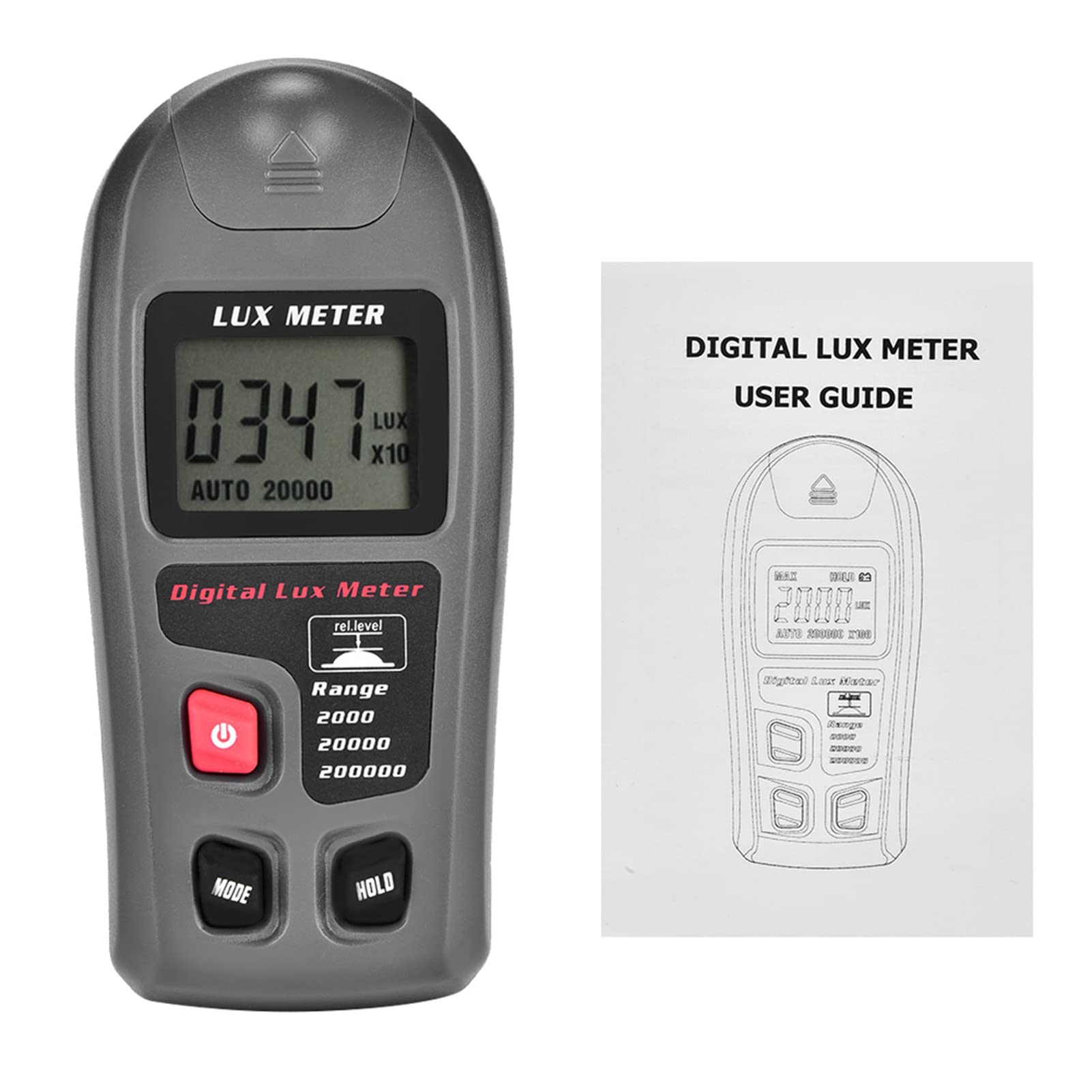 Digital Luxmeter LCD Display Light Meter Environmental Testing Illuminometer for Factory & Laboratory