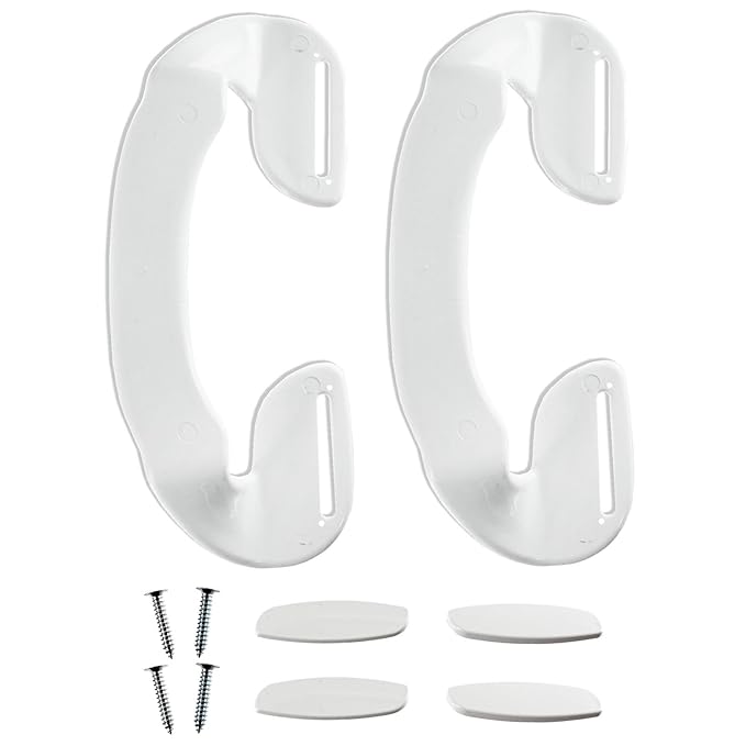 Spares2go Universal Adjustable Fridge Freezer Ergonomic Door Handle