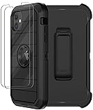 for iPhone 11 Case with Belt Clip Holster, 2 x
