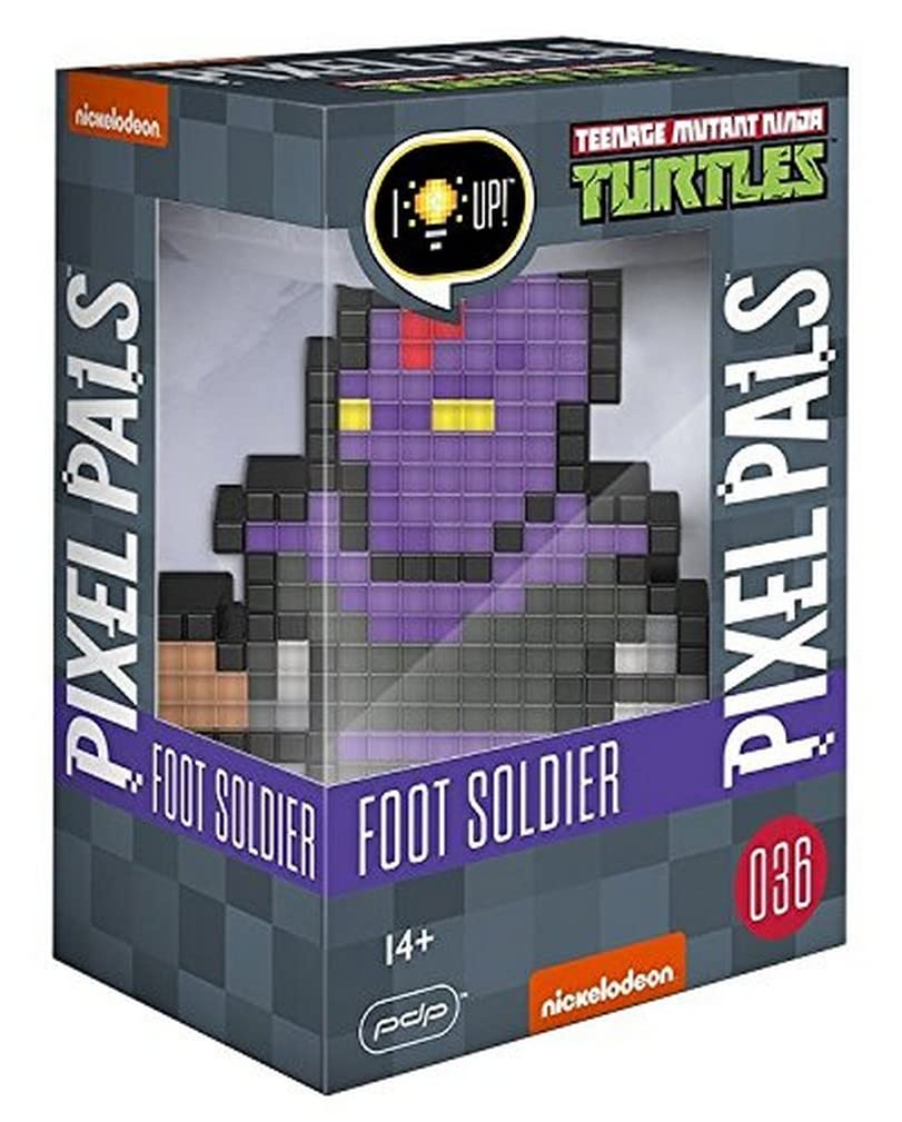 PDP Teenage Mutant Ninja Turtles Pixel Pals TMNT-Foot Soldier, 036