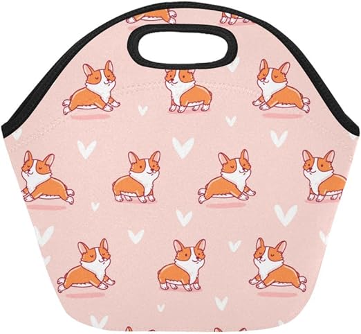 corgi lunch bag