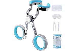 IFUNTECKY Contact Lens Applicator Tool, Contact Lens Wearing Aid Tool for Easier Apply/Remove Contact Lens, with Contact Lens Case, Inserter/Remover+Tweezer with Soft Tip, Travel Set