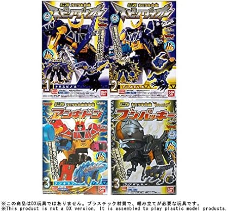 Amazon ミニプラ 獣電戦隊キョウリュウジャー スピノダイオーセット トバスピノ アンキドン ブンパッキー ロボット 子ども向けフィギュア おもちゃ